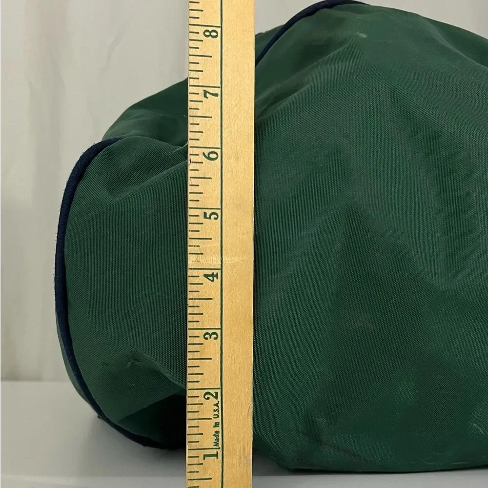 90’s Lands' End Forest Green Duffel Bag